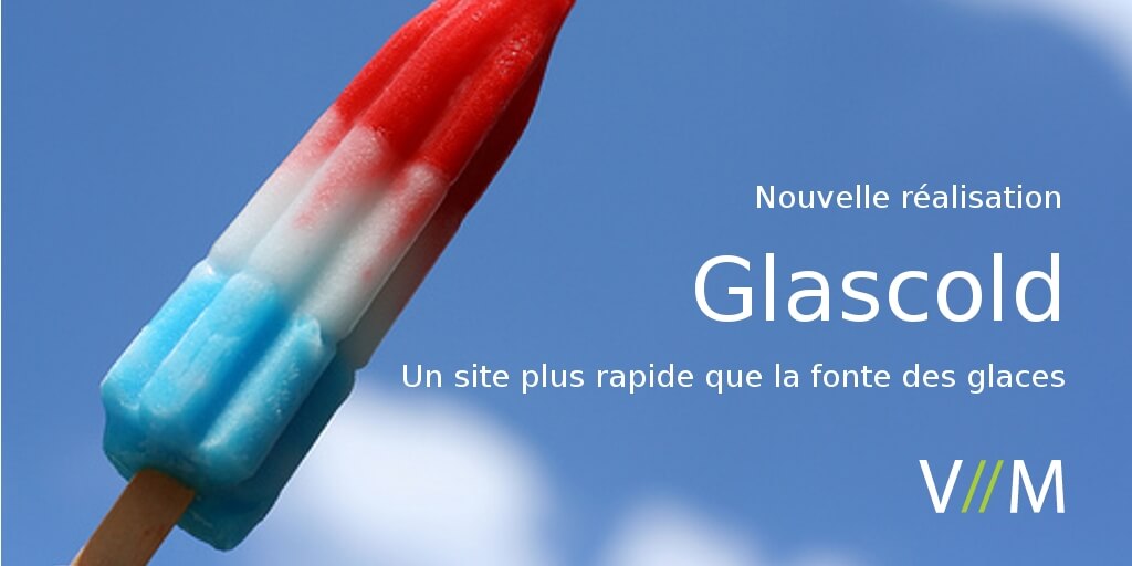 Glascold, un site qui se charge avant que la glace fonde